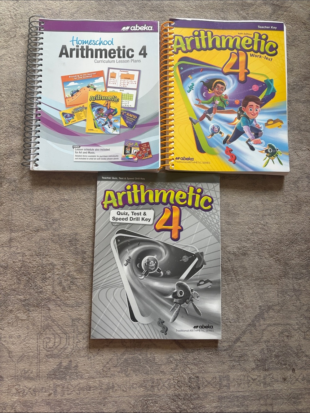 Abeka Arithmetic 4 Set